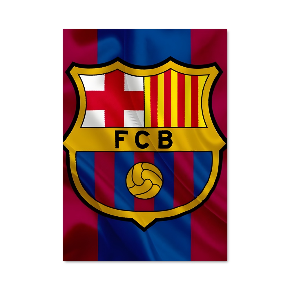 Poster FCB Stripes